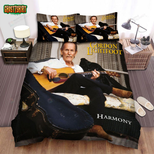 Gordon Lightfoot Album Harmony Bed Sheets Spread Comforter Duvet Cover Bedding Set
