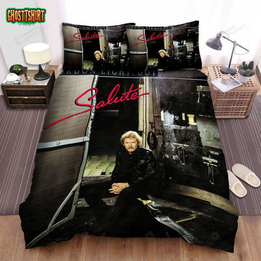 Gordon Lightfoot Album Salute Bed Sheets Spread Comforter Duvet Cover Bedding Set