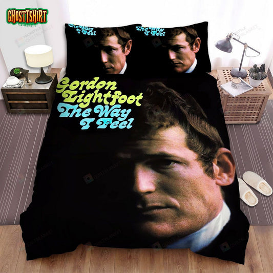 Gordon Lightfoot Album The Way I Feel Bed Sheets Spread Comforter Duvet Cover Bedding Set