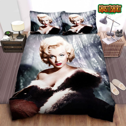 Gorgeous Marilyn Monroe In A Photoshoot Bed Sheets Duvet Cover Bedding Set