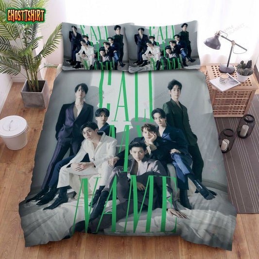 Got7 Call My Name Album Cover Bed Sheets Spread Comforter Duvet Cover Bedding Set