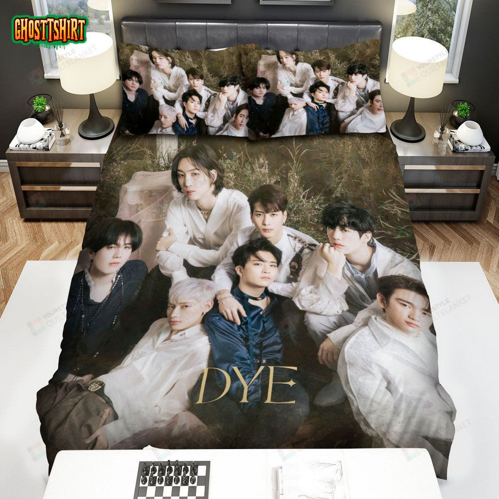 Got7 Dye Album Cover Bed Sheets Spread Comforter Duvet Cover Bedding Set
