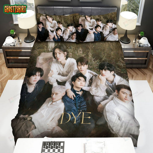 Got7 Dye Album Cover Bed Sheets Spread Comforter Duvet Cover Bedding Set