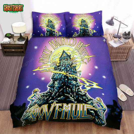 Gov't Mule Band Album Holy Haunted House Bed Sheets Duvet Cover Bedding Set