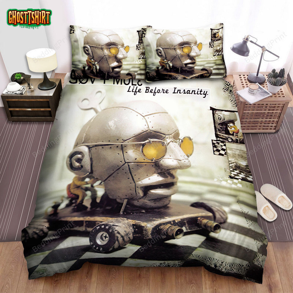 Gov't Mule Band Album Life Before Insanity Bed Sheets Duvet Cover Bedding Set