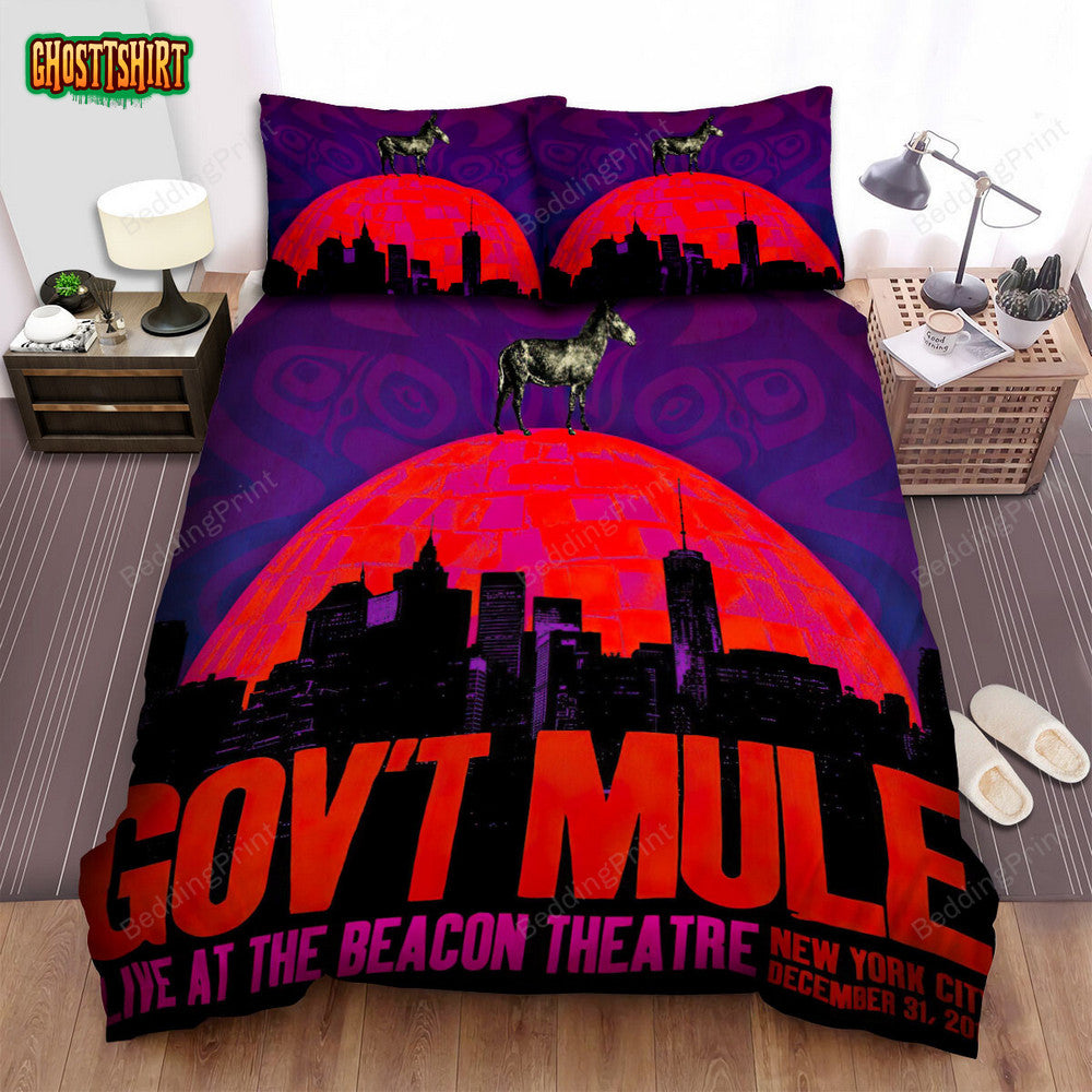 Gov't Mule Band Album Live At The Beacon Theatre Bed Sheets Duvet Cover Bedding Set
