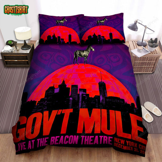 Gov't Mule Band Album Live At The Beacon Theatre Bed Sheets Duvet Cover Bedding Set