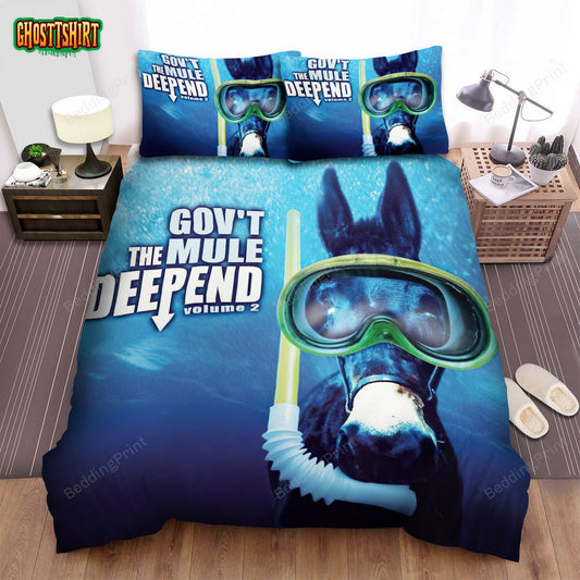 Gov't Mule Band Album The Deep End Bed Sheets Duvet Cover Bedding Set