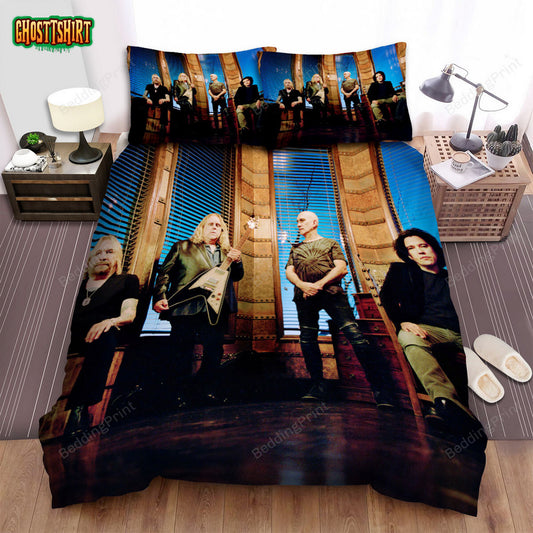Gov't Mule Band Window Background Bed Sheets Duvet Cover Bedding Set