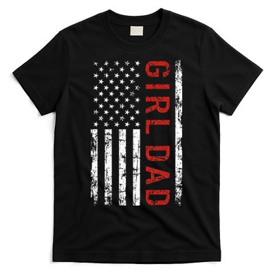 GirlDad Proud Father of Fathers Day Vintage T-Shirt