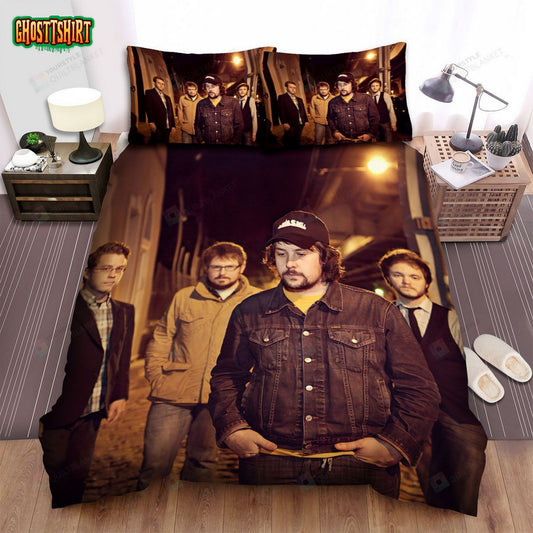 Grand National Street Background Band Bed Sheets Spread Comforter Duvet Cover Bedding Set