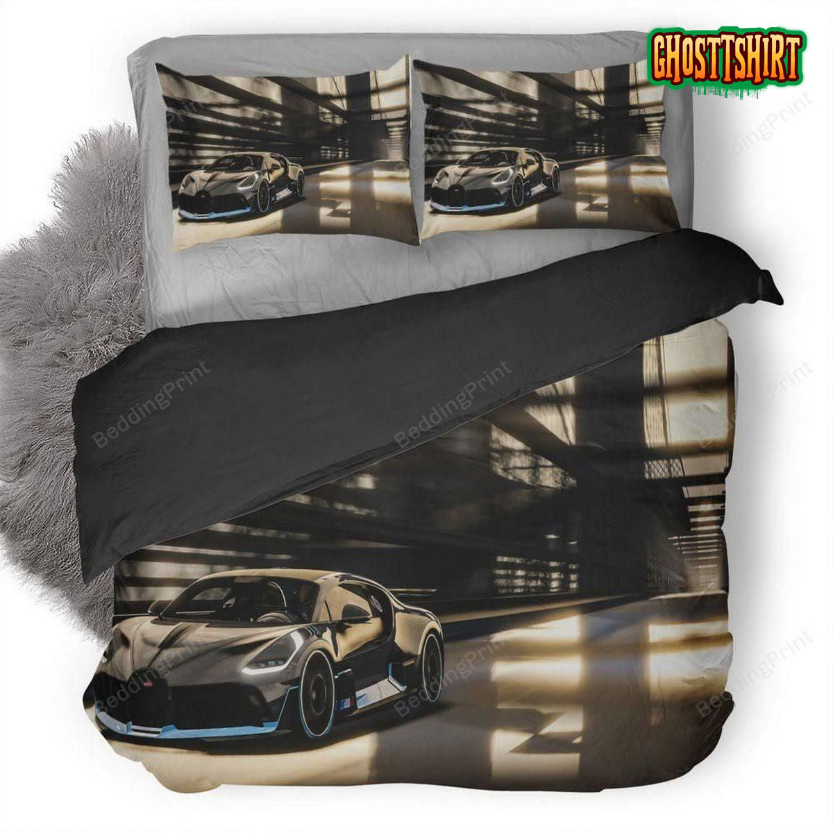 Grand Theft Auto V Bugatti Divo Duvet Cover Bedding Set