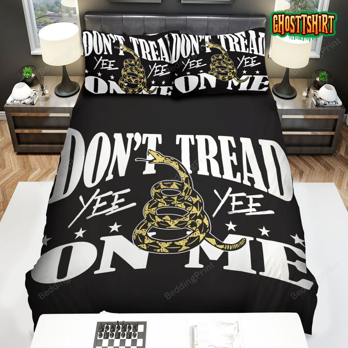 Granger Smith, Don't Tread On Me Bed Sheets Spread Duvet Cover Bedding Set