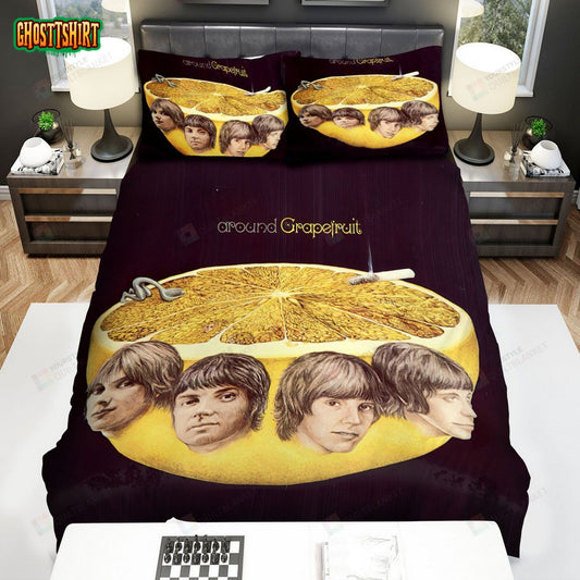 Grapefruit Band Around Grapefruit Bed Sheets Spread Comforter Duvet Cover Bedding Set