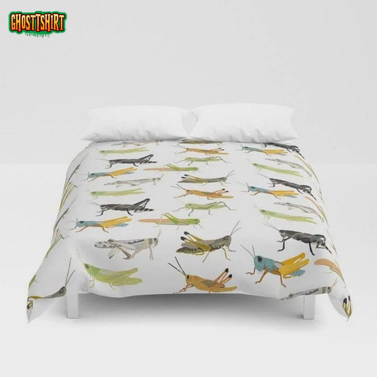 Grasshoppers Bed Sheets Duvet Cover Bedding Set