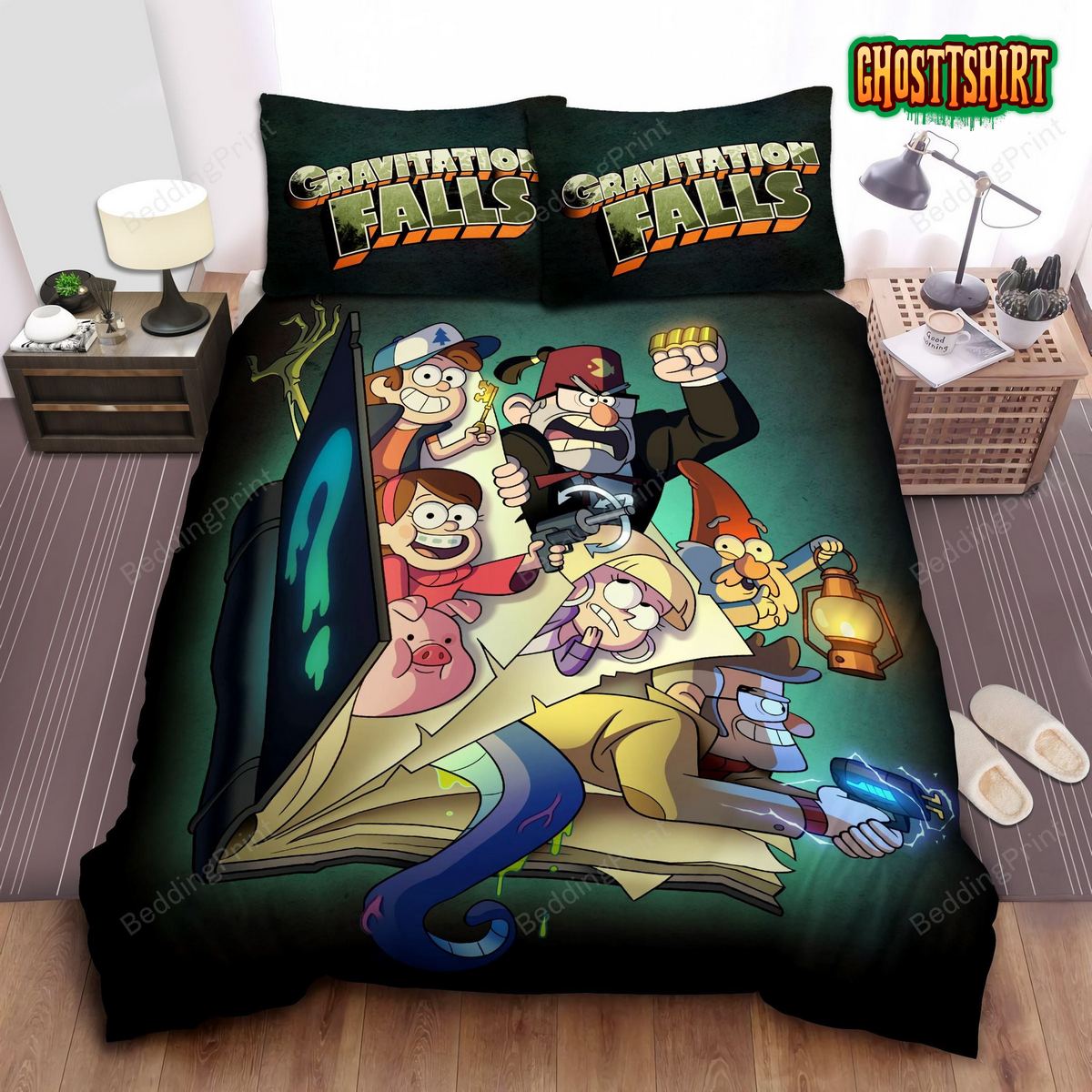Gravity Falls Lost Legends Bed Sheets Duvet Cover Bedding Set