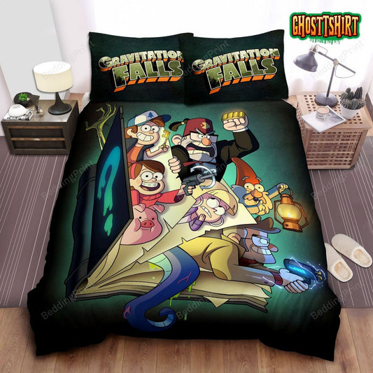 Gravity Falls Lost Legends Bed Sheets Duvet Cover Bedding Set