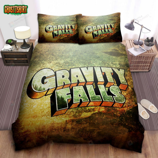 Gravity Falls Original Series Logo Bed Sheets Spread Comforter Duvet Cover Bedding Set