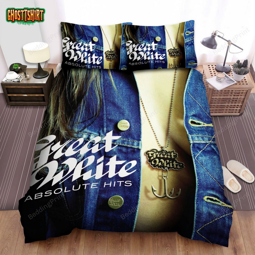 Great White Band Album Absolute Hits Bed Sheets Duvet Cover Bedding Set