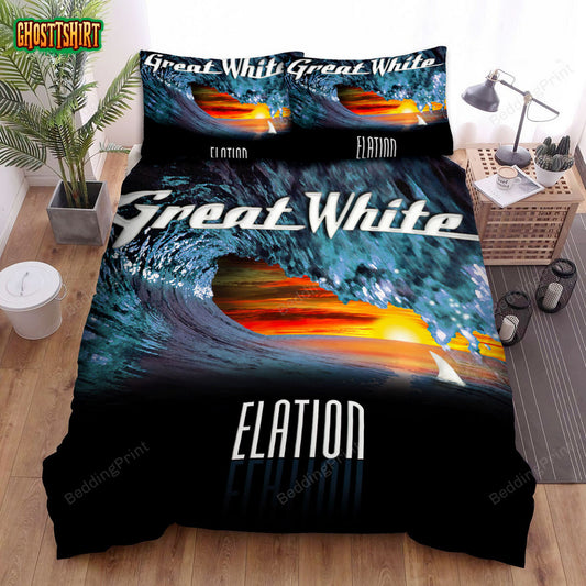 Great White Band Album Elation Bed Sheets Duvet Cover Bedding Set