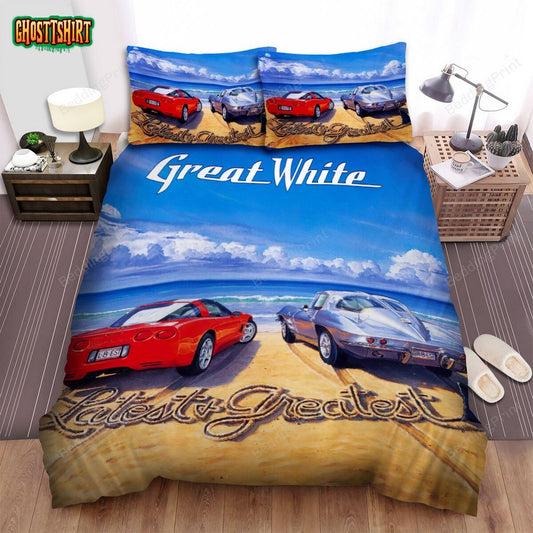 Great White Band Album Latest And Greatest Bed Sheets Duvet Cover Bedding Set