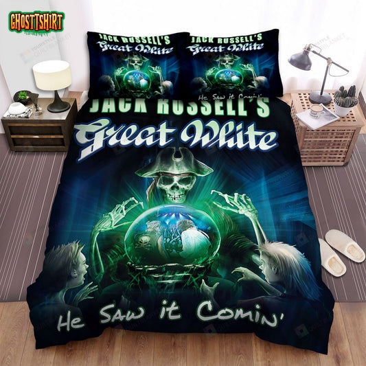 Great White Band He Saw It Comin Bed Sheets Duvet Cover Bedding Set