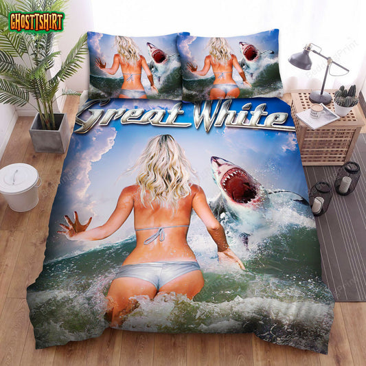 Great White Band Saturday Night Special Bed Sheets Duvet Cover Bedding Set