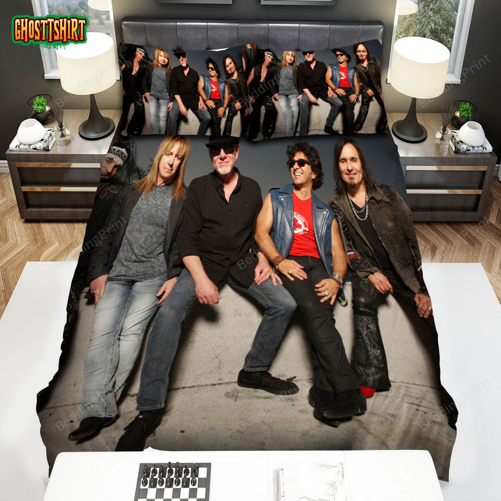 Great White Band Visual Arts Bed Sheets Duvet Cover Bedding Set
