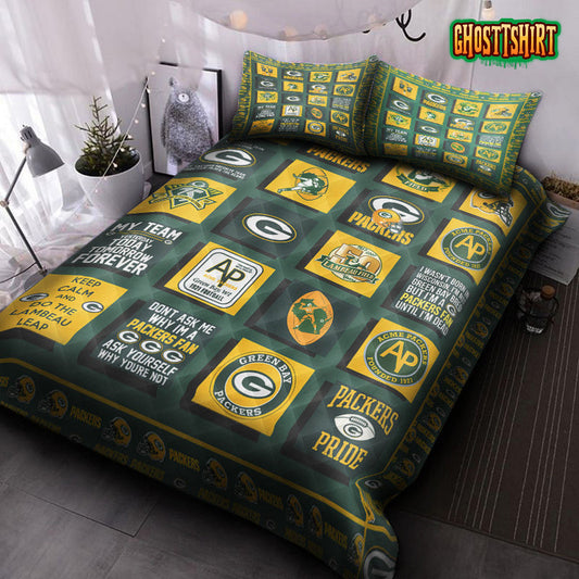 Green Bay Packers V10 Bedding Set