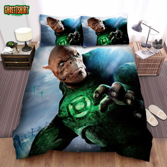 Green Lantern (2011) Movie Characters Bed Sheets Spread Comforter Duvet Cover Bedding Set