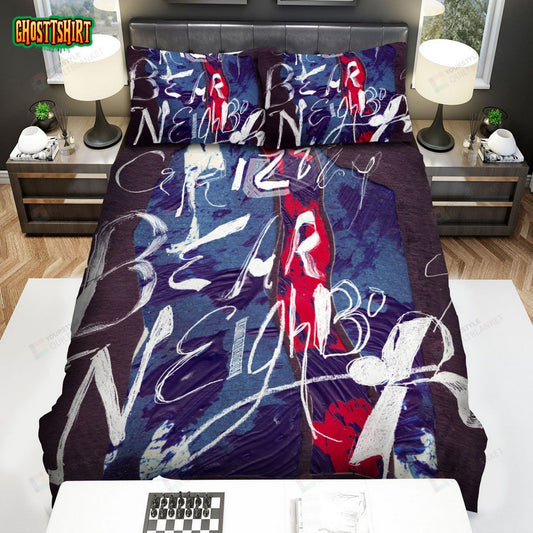 Grizzly Bear Neighbor Album Cover Bed Sheets Spread Comforter Duvet Cover Bedding Set