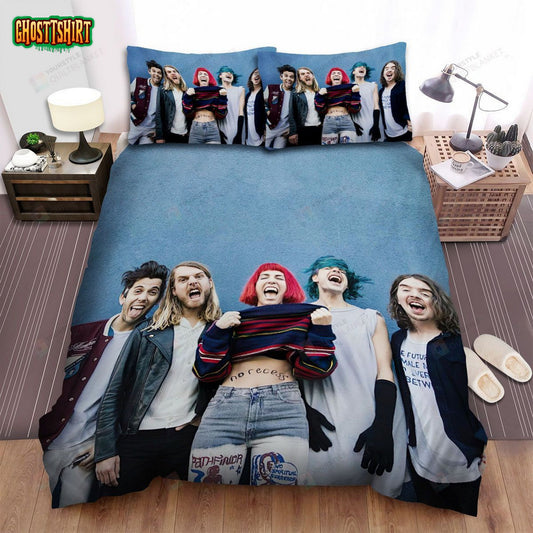 Grouplove The Band Smiling Together Bed Sheets Spread Comforter Duvet Cover Bedding Set