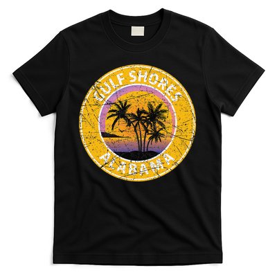 Gulf Shores Alabama Al Vintage Retro 80s Summer Travel T-Shirt