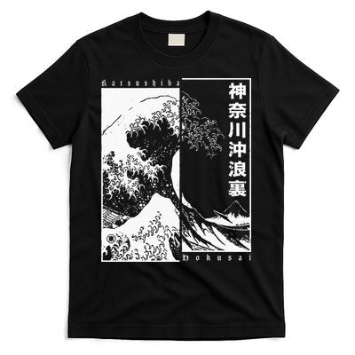 Great Wave Off Kanagawa Japanese Aesthetic Hokusai T-Shirt
