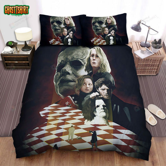 Halloween (I) Movie Art Bed Sheets Spread Comforter Duvet Cover Bedding Set