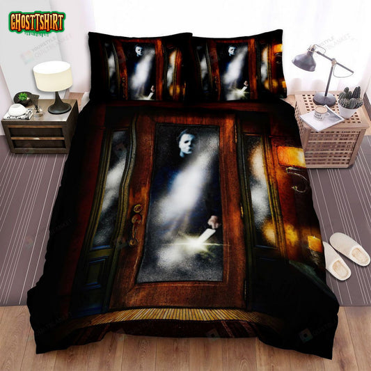 Halloween (I) Movie Art Bed Sheets Spread Comforter Duvet Cover Bedding Set Ver 10