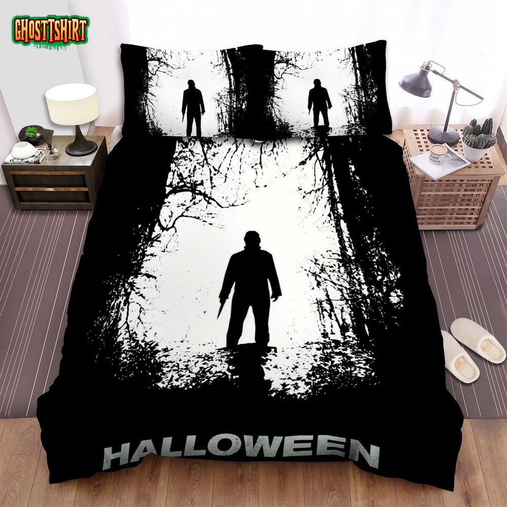 Halloween (I) Movie Art Bed Sheets Spread Comforter Duvet Cover Bedding Set Ver 12