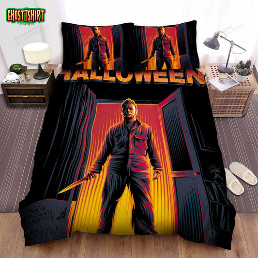Halloween (I) Movie Art Bed Sheets Spread Comforter Duvet Cover Bedding Set Ver 13