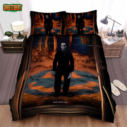 Halloween (I) Movie Art Bed Sheets Spread Comforter Duvet Cover Bedding Set Ver 14