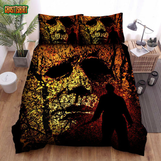 Halloween (I) Movie Art Bed Sheets Spread Comforter Duvet Cover Bedding Set Ver 15