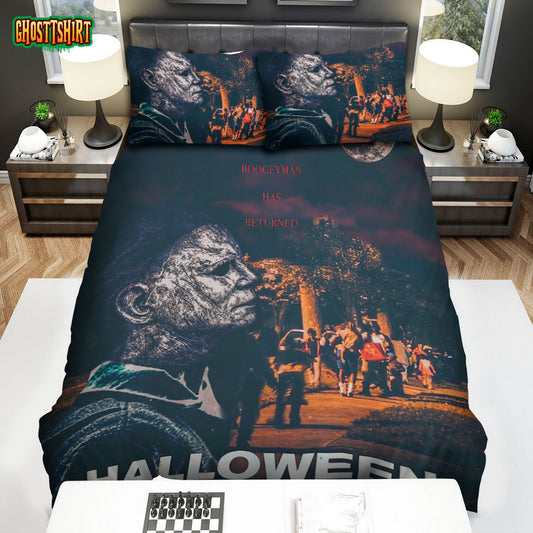 Halloween (I) Movie Art Bed Sheets Spread Comforter Duvet Cover Bedding Set Ver 16