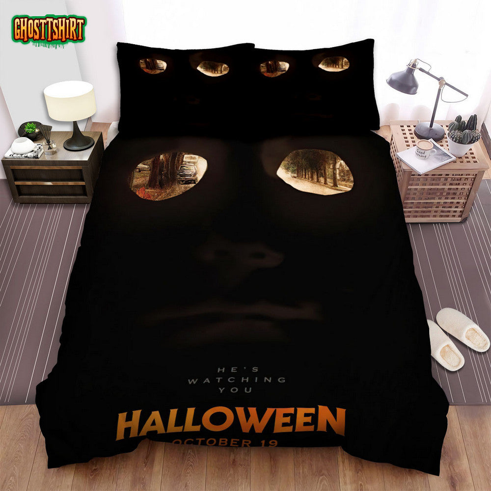 Halloween (I) Movie Art Bed Sheets Spread Comforter Duvet Cover Bedding Set Ver 17
