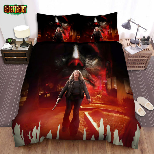 Halloween (I) Movie Art Bed Sheets Spread Comforter Duvet Cover Bedding Set Ver 21