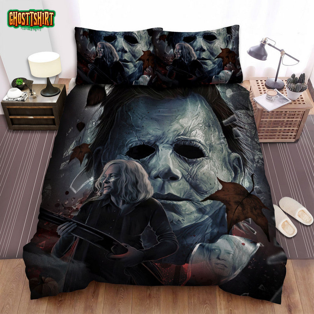 Halloween (I) Movie Art Bed Sheets Spread Comforter Duvet Cover Bedding Set Ver 25