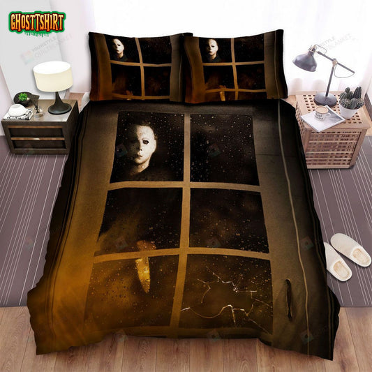 Halloween (I) Movie Art Bed Sheets Spread Comforter Duvet Cover Bedding Set Ver 29