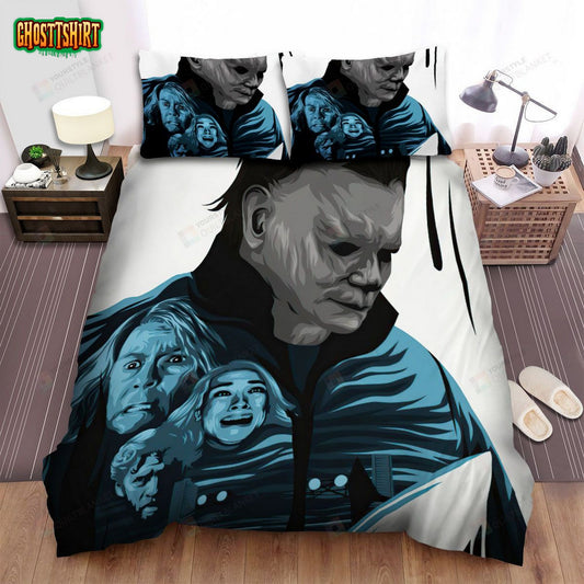 Halloween (I) Movie Art Bed Sheets Spread Comforter Duvet Cover Bedding Set Ver 39
