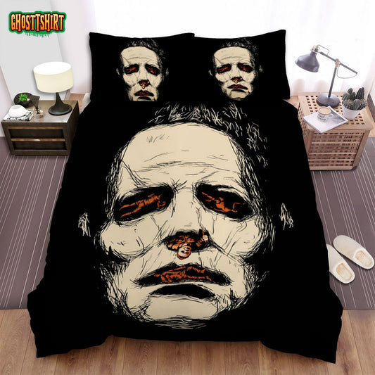 Halloween (I) Movie Art Bed Sheets Spread Comforter Duvet Cover Bedding Set Ver 41