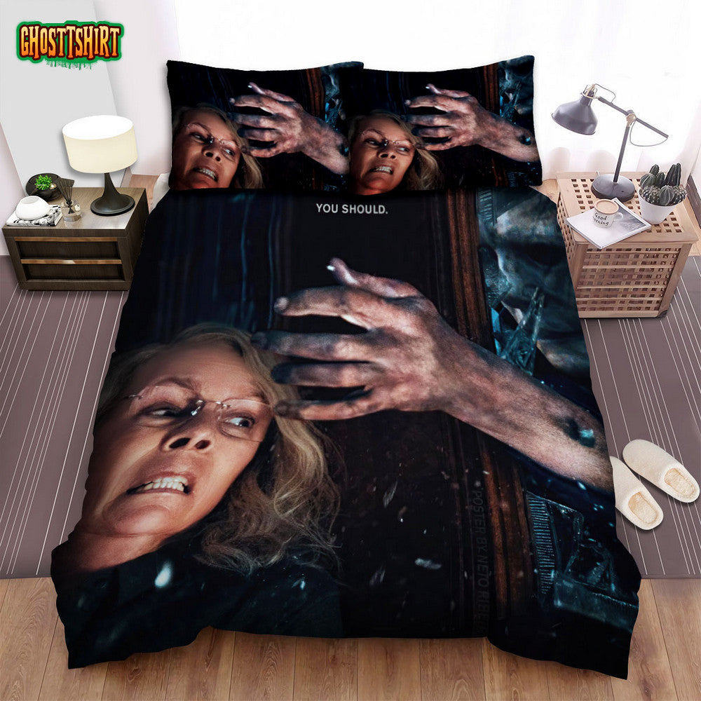 Halloween (I) Movie Poster Bed Sheets Spread Comforter Duvet Cover Bedding Set Ver 1