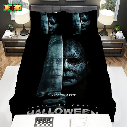 Halloween (I) Movie Poster Bed Sheets Spread Comforter Duvet Cover Bedding Set Ver 3