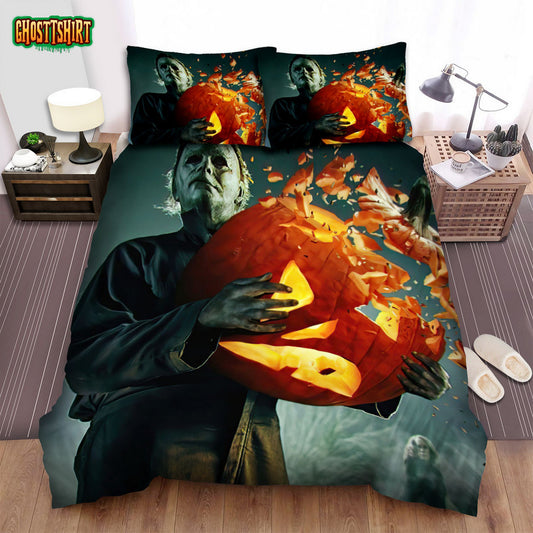Halloween (I) Movie Poster Bed Sheets Spread Comforter Duvet Cover Bedding Set Ver 6